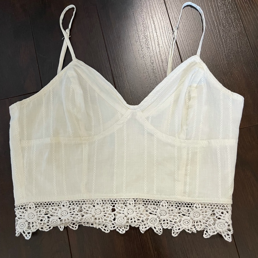 Lacy crop top